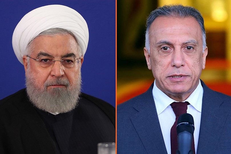 روحاني يطالب الكاظمي بموقف حازم وفوري تجاه الهجمات على الهيئات الدبلوماسية الإيرانية