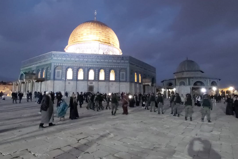 إسرائيل تمنع الآذان في المسجد الأقصى في أول يوم برمضان