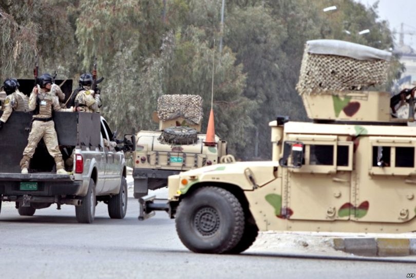 عمليات بغداد تلقي القبض على ارهابيين بحوزتهم كميات من الاسلحة والاعتدة