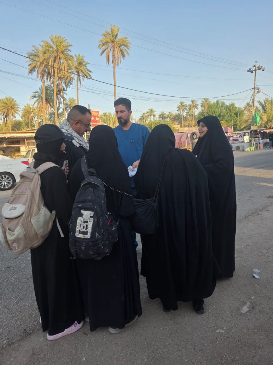 الاسعافات زيارة الاربعين
