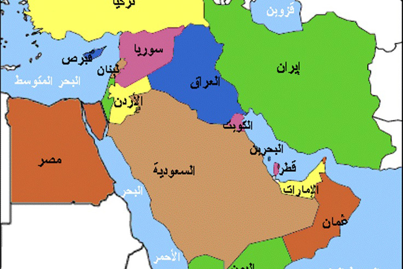 كم دولة تمتلك حدود مشتركة مع العراق